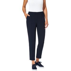 Stretchbroeken - Marine - 88% Polyester 12% Elastaan - Comfortabele Taillehoogte