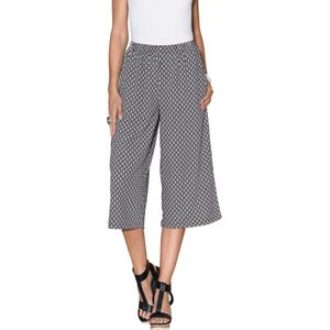 Dames Culotte in zwart/wit geruit