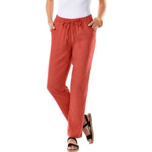 Chino Broek - Roestrood - 52% Polyester - 48% Viscose