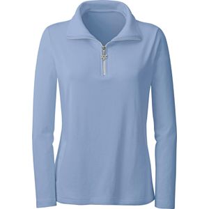 Shirt - Interlock - Lichtgewicht - Zacht - Lange Mouwen - Platte Kraag