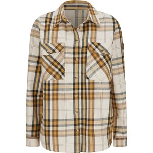 Flanellen Blouse - Meerkleurig Ruitpatroon - Overhemdkraag - Lange Mouwen