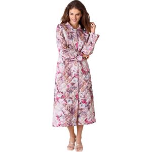 Badjas - Rosé Gedessineerd - 100% Polyester