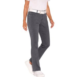 Jeans - 5-Pocketsstijl - Verstevigde Band - Katoen - Zwart