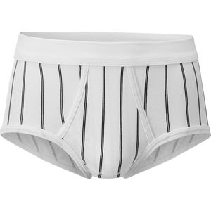 Heren Slip in wit gestreept