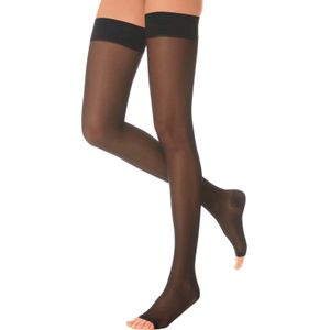 Steunkousen - Zwart - 70-240 Den - Anatomisch Vormgegeven Hiel