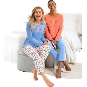 Pyjama - Ronde Hals - Lange Broek - Single-Jersey - Comfortband