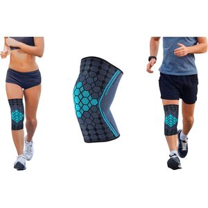 Dames Kniebandage in bleu