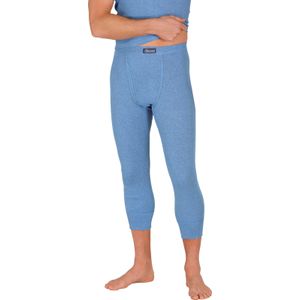 Lichtblauw Mêlee - Lange Onderbroek - 100% Katoen - Machinewas