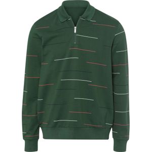 Heren Sweatshirt in mos bedrukt