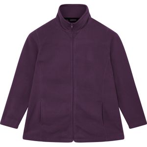 Classic Basics - Fleecejack - Druif - Ruimvallend - Lange Mouwen