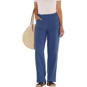 Stretchbroeken - Jeansblauw - 100% Katoen - Comfortabele Pasvorm