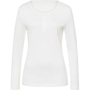 Dames Shirt met lange mouwen in ecru