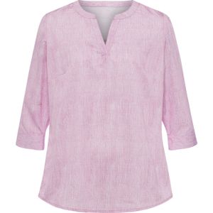 Dames Comfortabele blouse in orchidee/ecru bedrukt