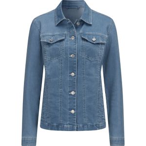 Dames Jeansjack in blue-bleached