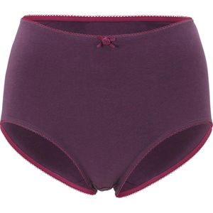 Dames Tailleslip in 2x bedrukt + druif + magenta