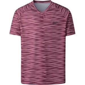 Donkerrood - Bikini - 90% Polyester - V-hals - Korte Mouwen