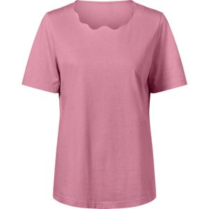 Dames Shirt met korte mouwen in oudroze
