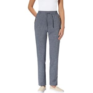 Broek - Jeansblauw - 100% Polyester - Comfortabele Pasvorm