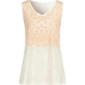 Dames Shirttop in ecru/ivoor