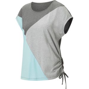 Dames Shirt in antraciet/mint