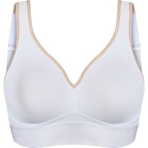 Dames Comfort-bh zonder beugel in wit/ivoor