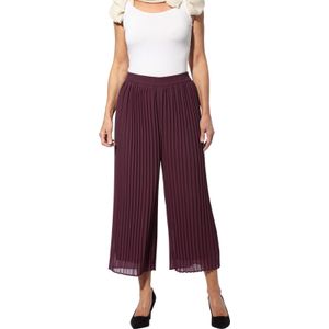 Pantalon - Wijnrood - 100% Polyester - Comfortabele Pasvorm