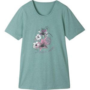 Dames Capri-pyjama in salie bedrukt