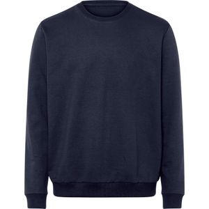 Sweater - Marine - 50% Katoen 50% Polyester - Ronde Hals Lange Mouwen