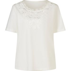 Dames Kanten shirt in ecru