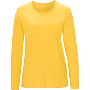 Dames Pyjama-Shirt in geel