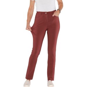 Harembroek - Roodbruin - 72% Viscose - Steekzakken - Knoop/Ritssluiting