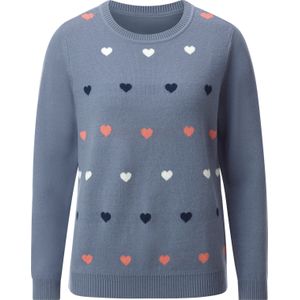 Classic Basics - Trui - Duifblauw - Lange Mouwen - 100% Polyacryl