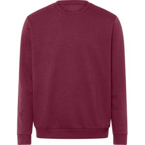 Sweater - Bordeaux - 50% Katoen, 50% Polyester - Ronde Hals, Lange Mouwen