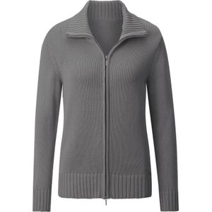 Kleur - Vest - Grijs mêlee - 50% Katoen, 50% Polyacryl