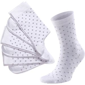 Wäschepur - Damessokken - Set van 3 - Klein Stipjes - Comfortband Zonder Elastiek