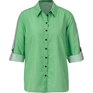 Blouse - Meerkleurig - 100% Polyester - Knoopsluiting - Lange Mouwen