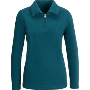 Dames Fleeceshirt in petrol