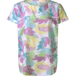 Dames Comfortabele blouse in ecru/orchidee bedrukt