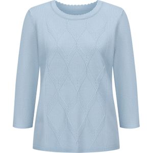 Gebreide Trui - Lichtblauw - 100% Polyacryl
