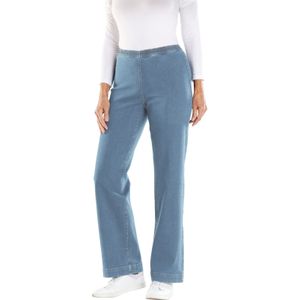 Jeans - Blue-Bleached - Katoen/Polyester/Elastaan - Comfortabele Pasvorm