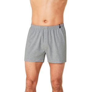 Heren Boxershorts in antraciet/mint geruit + antraciet + lichtgrijs