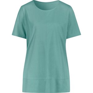 Dames Shirt met korte mouwen in salie