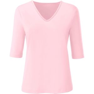 Dames Shirt met v-hals in roze