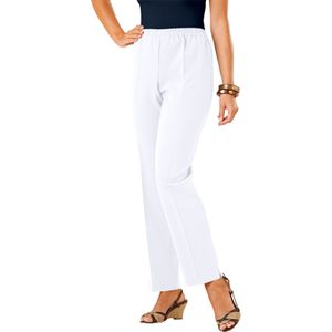 Harembroek - Wit - 100% Polyester - Zonder Zakken - Elastische Band