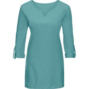 Lang shirt in turquoise