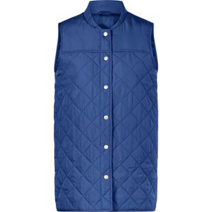 Dames Lang vest in jeansblauw