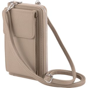 Dames Gsm-zakje in taupe