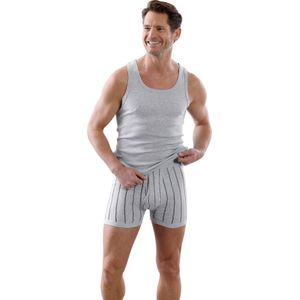 Hemden - Grijs Gestreept - 75% Katoen 25% Polyester