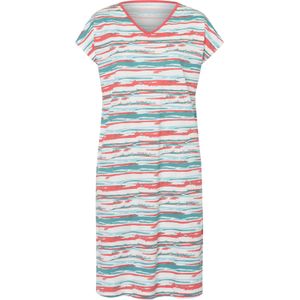 Nachthemd - Grafisch Dessin - V-hals - Oversized Schouders - Single-jersey