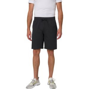 Bermuda - Zwart-Grijs - Katoen - Steekzakken - Elastische Band